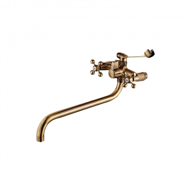 Смеситель ZOLLEN BREMEN (арт. BR62420641-1) для ванны нижний изл.350 мм с аксес