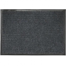 Коврик придверный с рельефом "Zalel" 80х120см серый