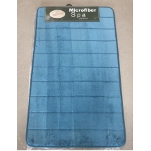 Коврик для ванной "Memory stripes" 60х100 (ворс) голубой
