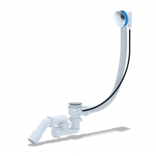 Сифон АНИ для ванны, регулируемый, полуавтомат 1 1/2"х40 с труб. 50 мм. (E